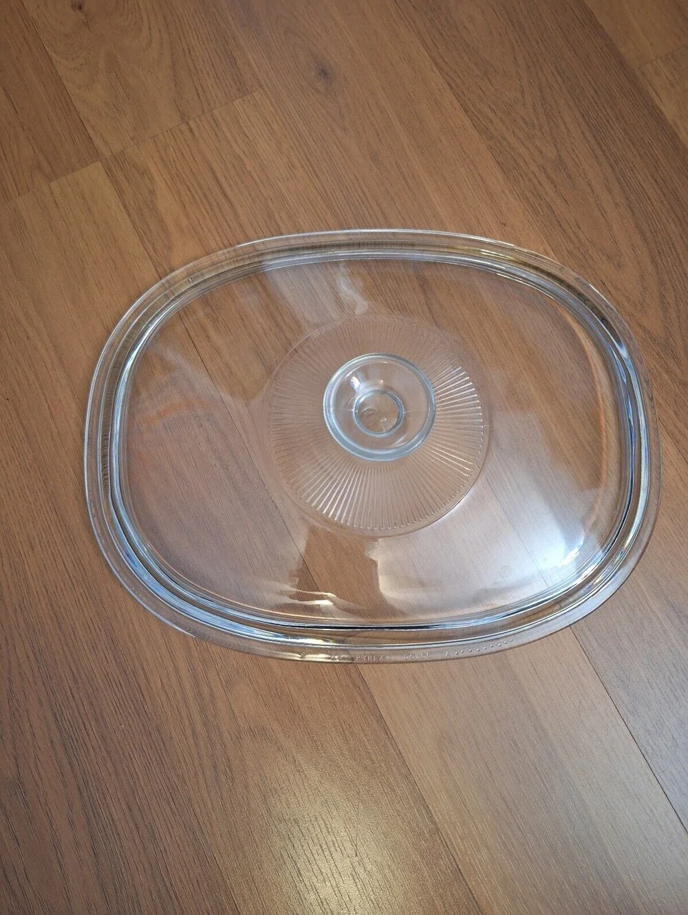 PYREX lid only oval DC 1.5 C fluted vintage